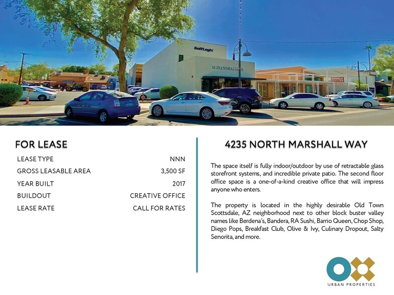 More Photos Of 4235 N Marshall Way, Scottsdale Storefront Retail Office For Lease
