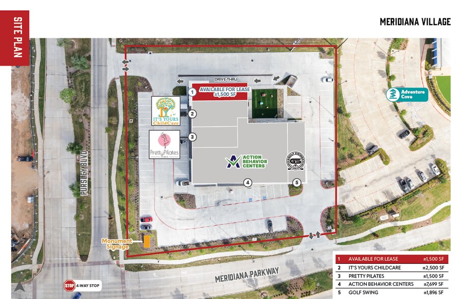 More Photos Of NEC of Meridian Pky @ Pursley Blvd, Manvel General Retail For Lease