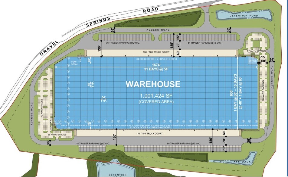 Primary Photo Of 2630 Gravel Springs Rd, Buford Distribution For Lease