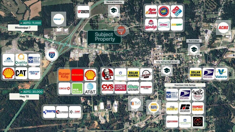 More Photos Of 660 Highway 7 S, Holly Springs Restaurant For Sale