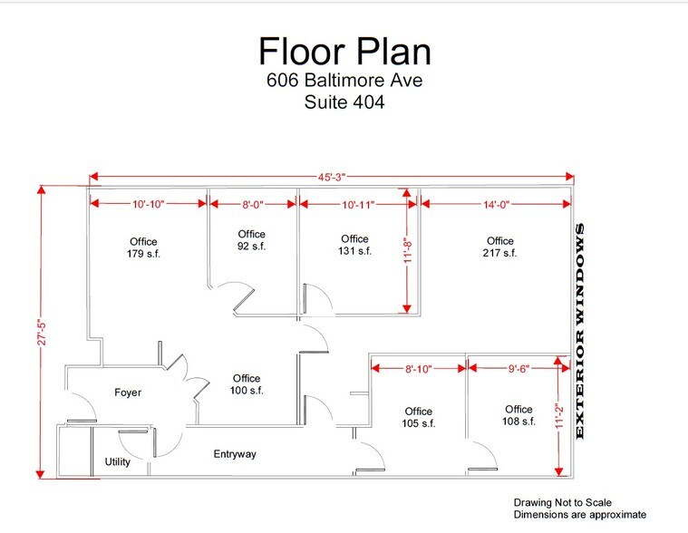 More Photos Of 606 Baltimore Ave, Towson Medical For Lease