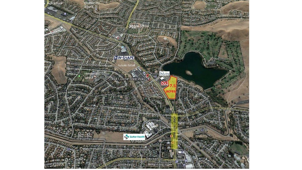 Primary Photo Of Lone Tree Way & Golf Course Rd, Antioch Land For Sale
