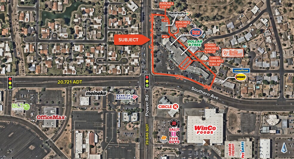 More Photos Of 1145-1155 S Power Rd, Mesa General Retail For Lease