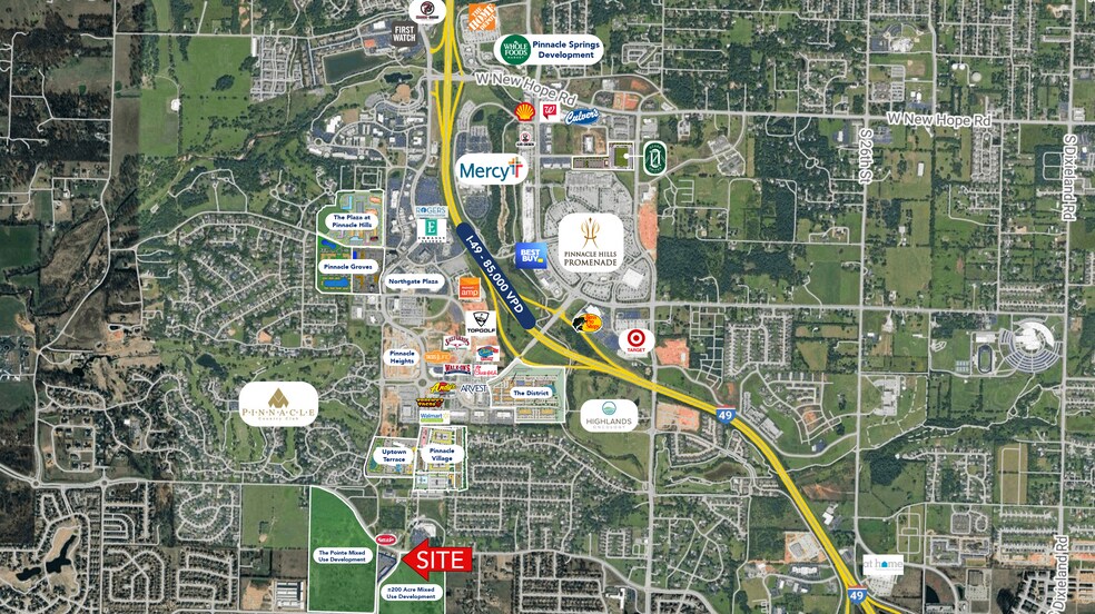 More Photos Of 5400 S Pinnacle Hills Pky, Rogers Storefront For Sale