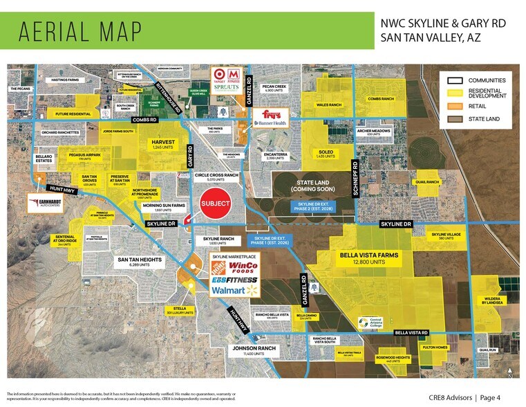More Photos Of NWC of Skyline Dr & Gary Rd, San Tan Valley Land For Lease