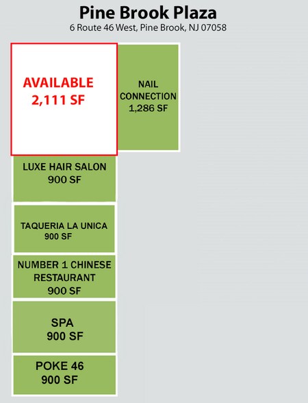 More Photos Of 6 US Highway 46, Pine Brook General Retail For Lease