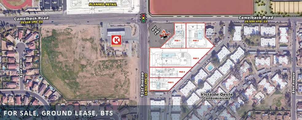 Primary Photo Of SEC Camelback Rd & 91st Ave, Phoenix Land For Sale