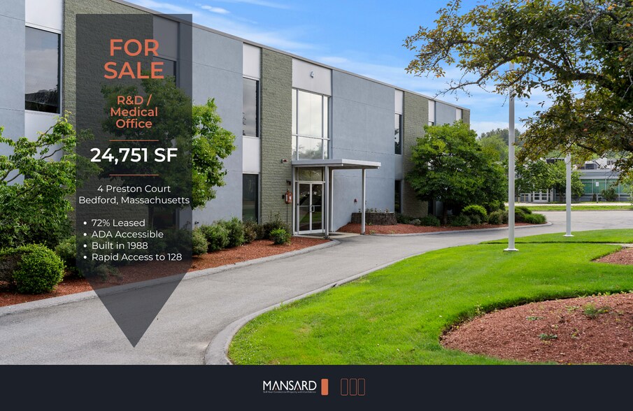 Primary Photo Of 4 Preston Ct, Bedford Office For Sale