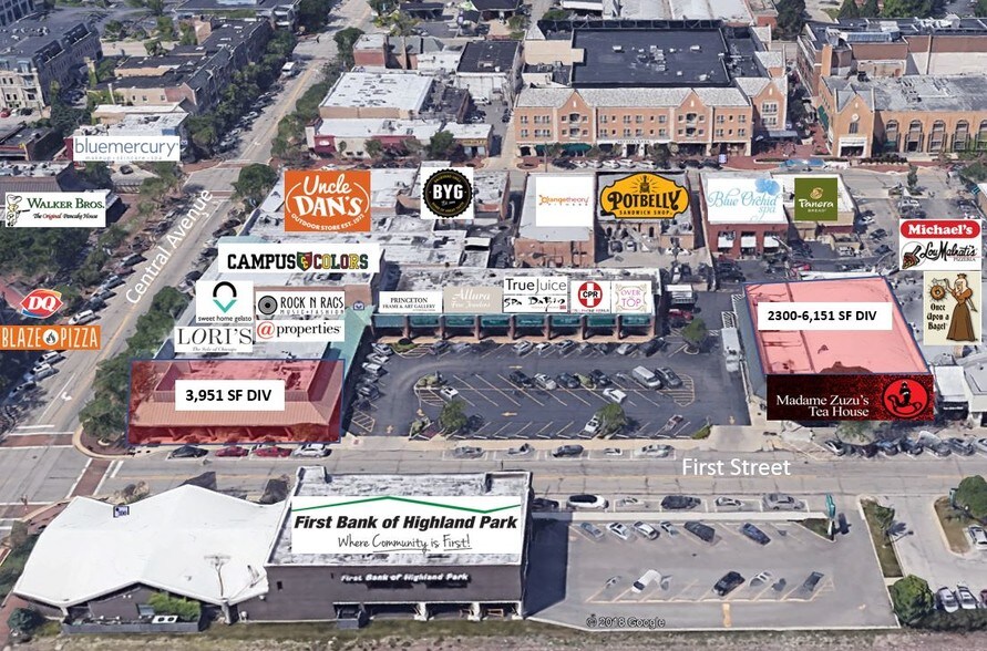 More Photos Of 1876 1st St, Highland Park Storefront For Lease