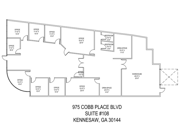 More Photos Of 975 Cobb Place Blvd NW, Kennesaw Flex For Sale
