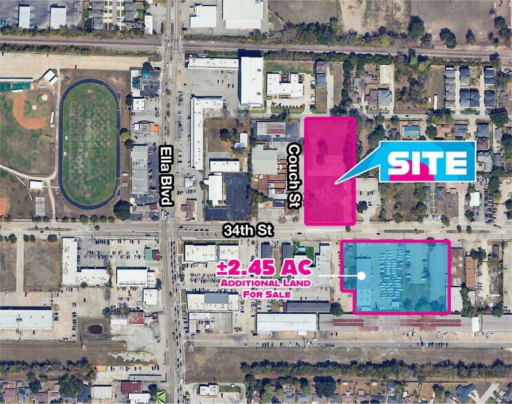 Primary Photo Of 1624 W 34th St, Houston Land For Sale
