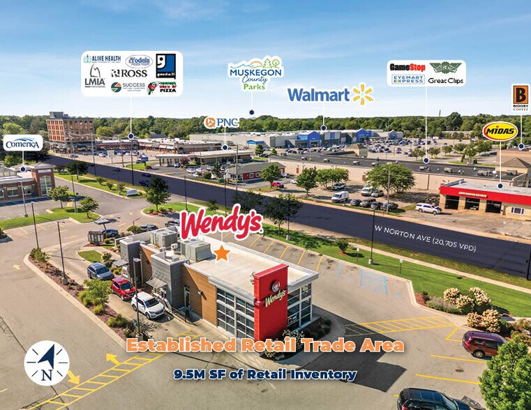 More Photos Of 801 W Norton Ave, Muskegon Fast Food For Sale