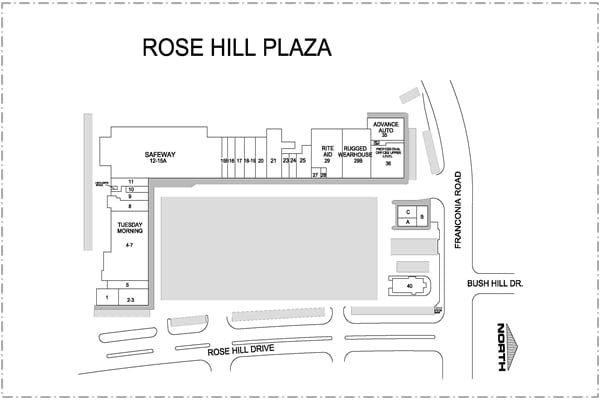 More Photos Of 6050-6144 Rose Hill Dr, Alexandria Unknown For Lease