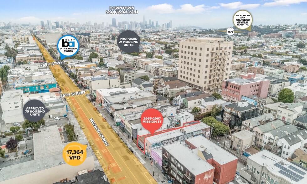 More Photos Of 2965-2967 Mission St, San Francisco Storefront Retail Office For Sale