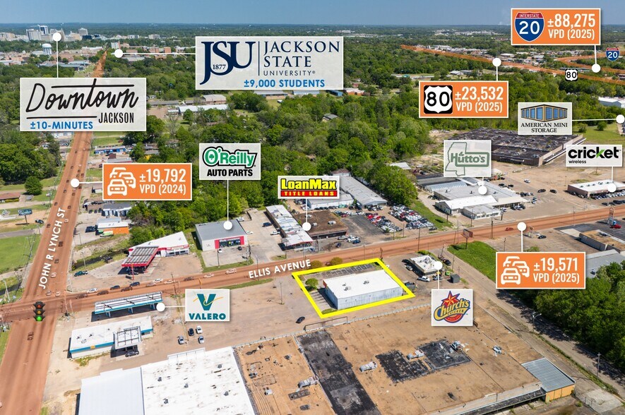 More Photos Of 1259 Ellis Ave, Jackson Freestanding For Lease