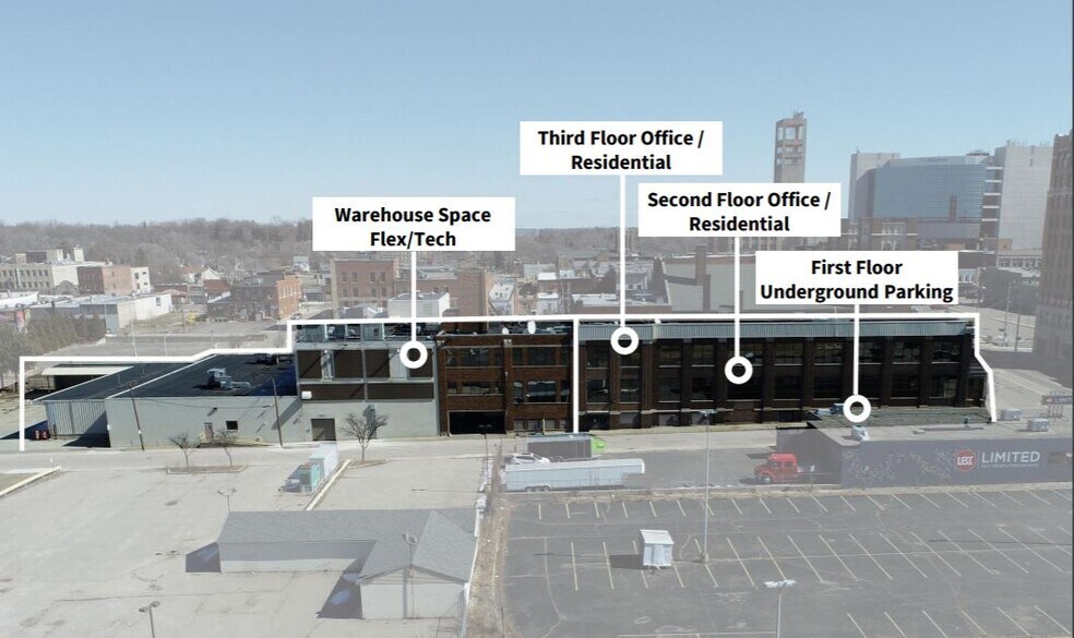 More Photos Of 48 W Huron St, Pontiac Distribution For Lease