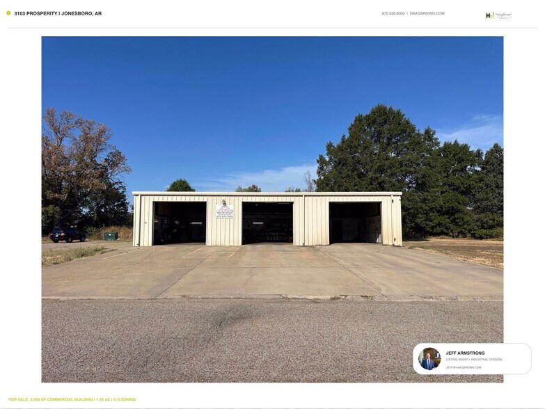 More Photos Of 3103 Prosperity Dr, Jonesboro Warehouse For Sale