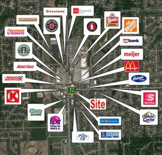 More Photos Of 14325 S Bell Rd, Homer Glen General Retail For Lease