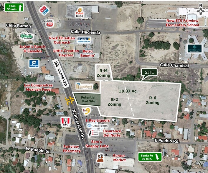 Primary Photo Of 845 N. Riverside Dr., Espanola Land For Sale
