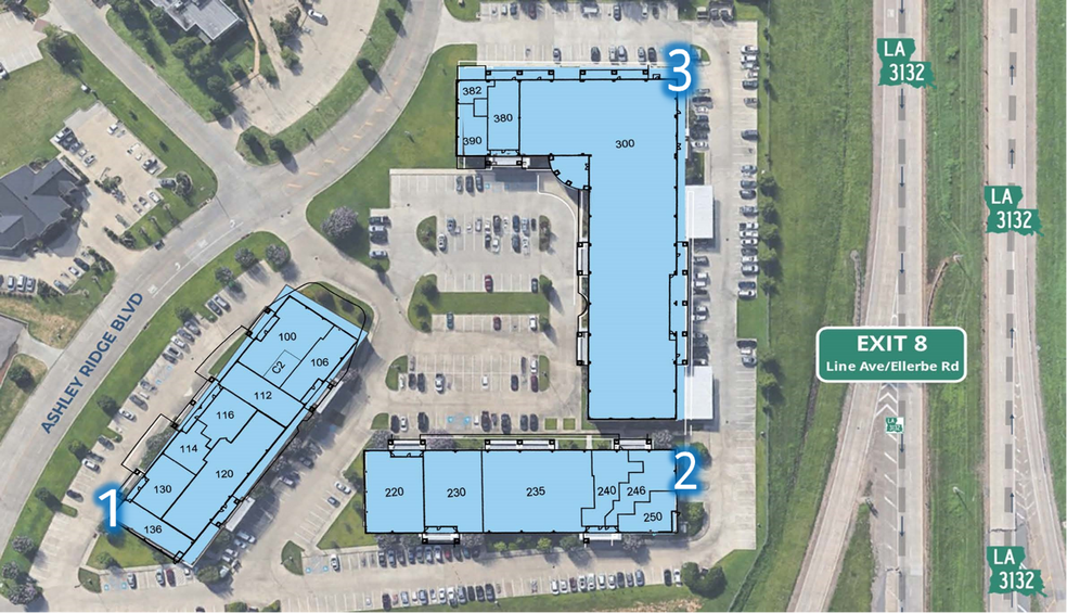 More Photos Of 425 Ashley Ridge Blvd, Shreveport Office For Lease