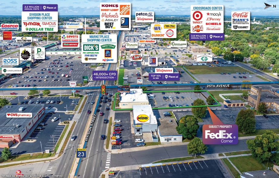 More Photos Of 2423 Division St W, Saint Cloud General Retail For Sale