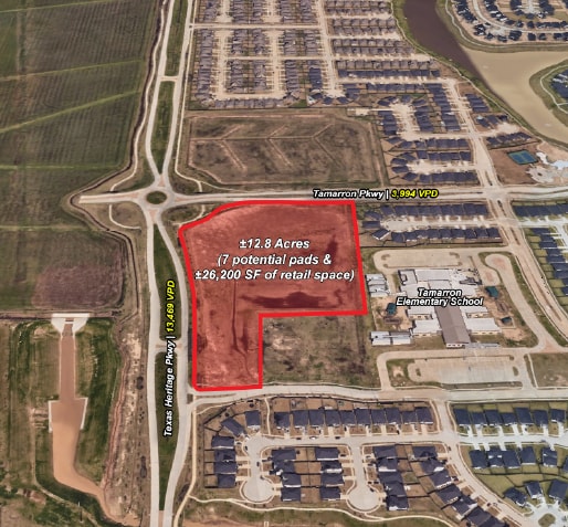 More Photos Of SEQ of Texas Heritage Pkwy & Tamarron Pkwy, Katy Land For Lease