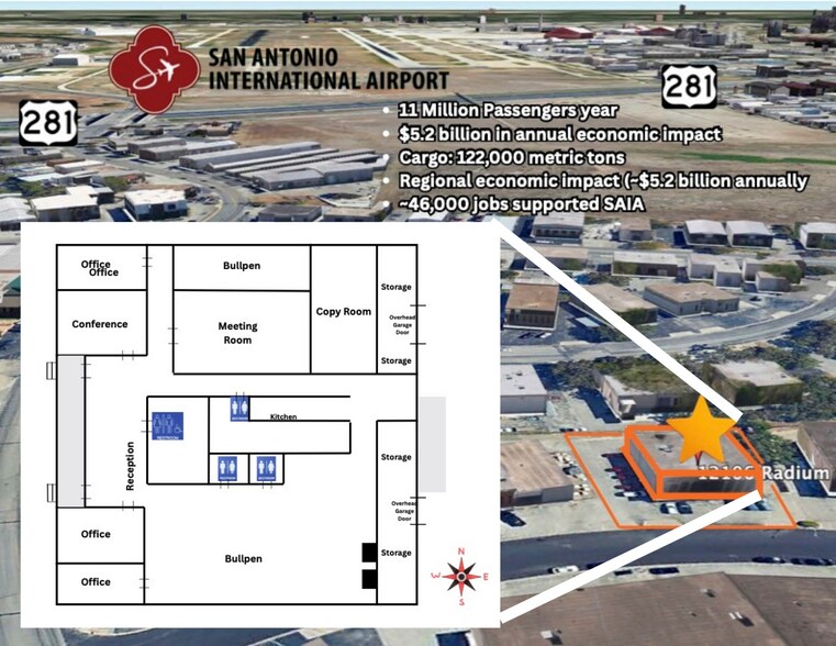 More Photos Of 12106-12108 Radium St, San Antonio Light Manufacturing For Lease