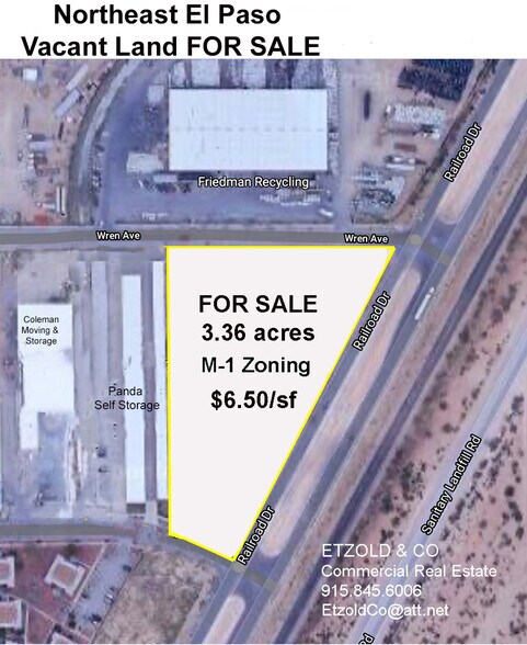 More Photos Of Railroad Drive @ Lexington Drive, El Paso Land For Sale
