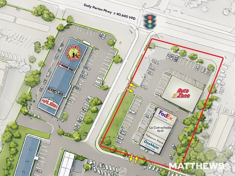 More Photos Of 737 Dolly Parton Pky, Sevierville General Retail For Sale