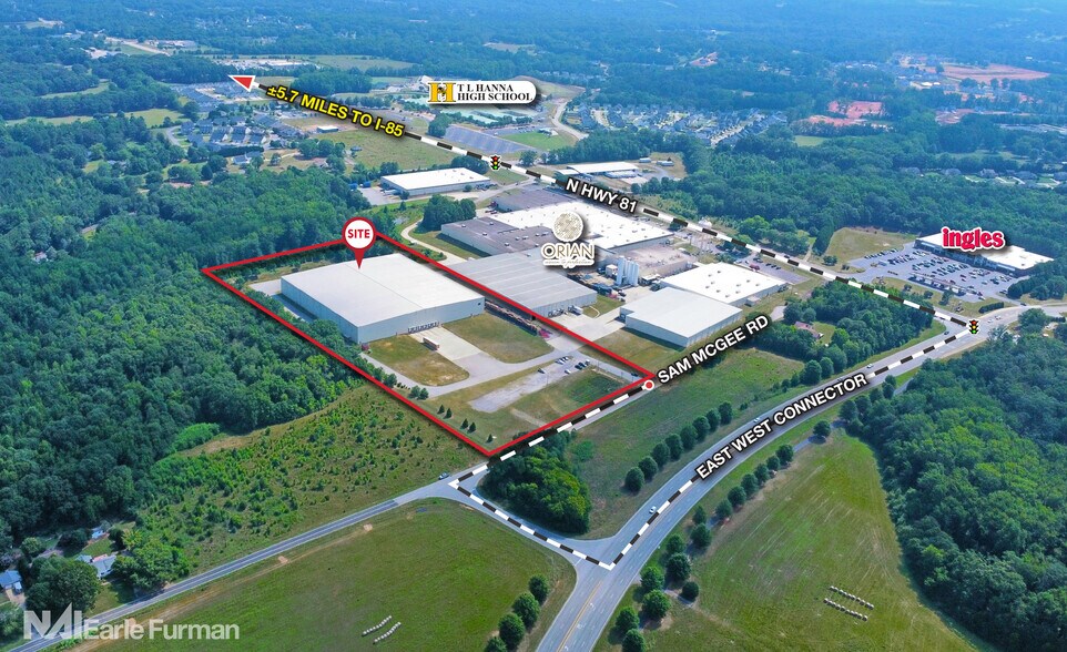 More Photos Of 120 Sam McGee Rd, Anderson Industrial For Lease