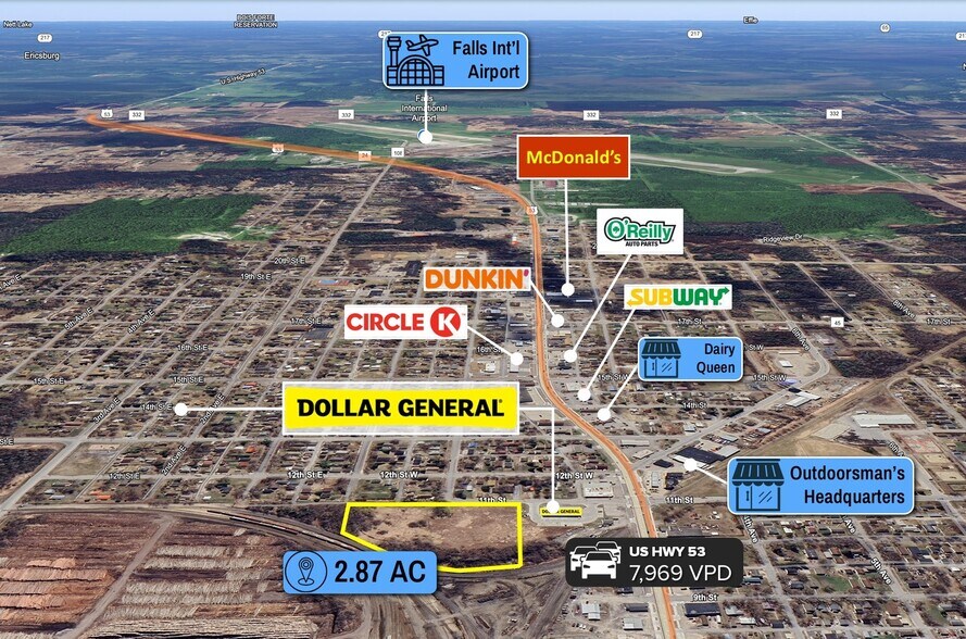 Primary Photo Of adj. to 1025 3rd Avenue Ave, International Falls Land For Sale