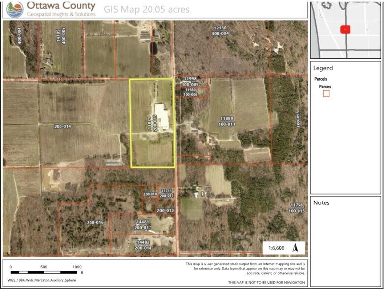 Primary Photo Of 11871 144th Ave, West Olive Land For Sale