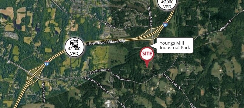 Primary Photo Of 1822 Youngs Mill Rd, Greensboro Land For Sale