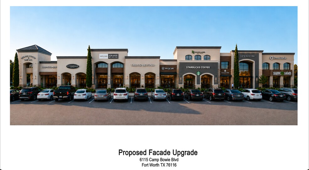 More Photos Of 6115 Camp Bowie Blvd, Fort Worth General Retail For Lease