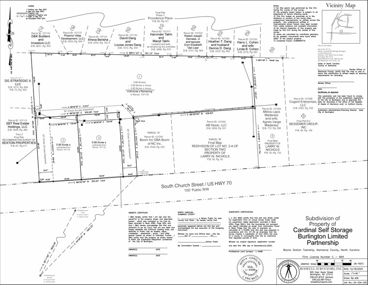 More Photos Of 3437 S Church St, Burlington Land For Sale