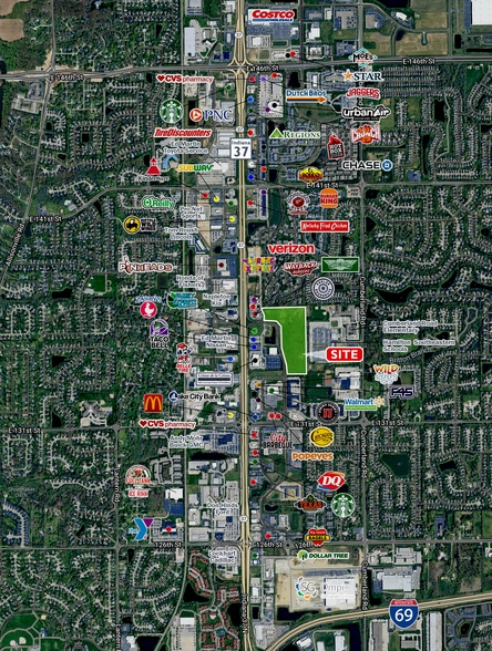 Primary Photo Of 13507 Parkside Dr, Fishers Land For Sale