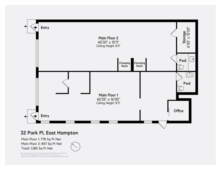 More Photos Of 32 Park Pl, East Hampton Storefront For Lease