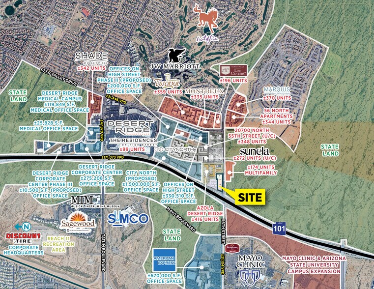 More Photos Of NWC 56th Street & 101 Freeway loop, Phoenix Land For Sale