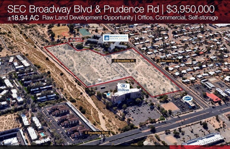 Primary Photo Of SEC Broadway Blvd & Prudence Rd, Tucson Land For Sale