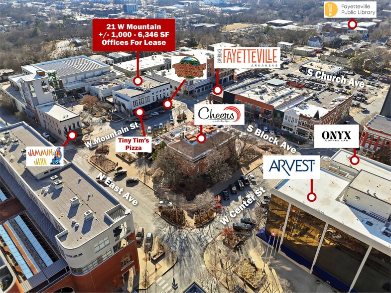 More Photos Of 21 W Mountain St, Fayetteville Storefront Retail Office For Lease