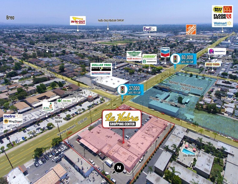More Photos Of 301-331 N Harbor Blvd, La Habra Unknown For Lease