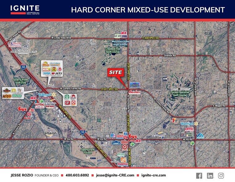 More Photos Of NWC Cortaro Farms Rd and Thornydale Rd, Tucson Land For Lease