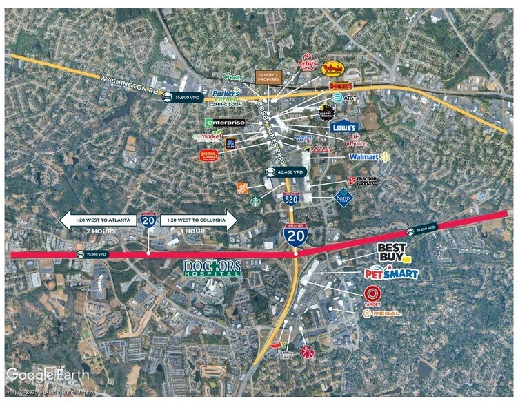 More Photos Of 210 Bobby Jones Expy, Augusta Land For Lease