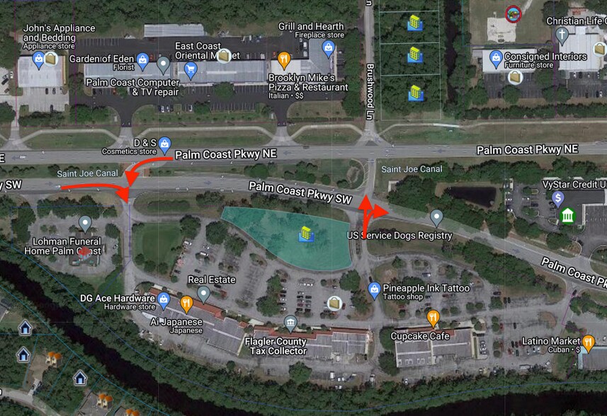 More Photos Of 0 Palm Coast Pky, Palm Coast Land For Lease