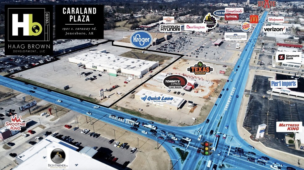 Primary Photo Of 1801 S Caraway Rd, Jonesboro Land For Sale