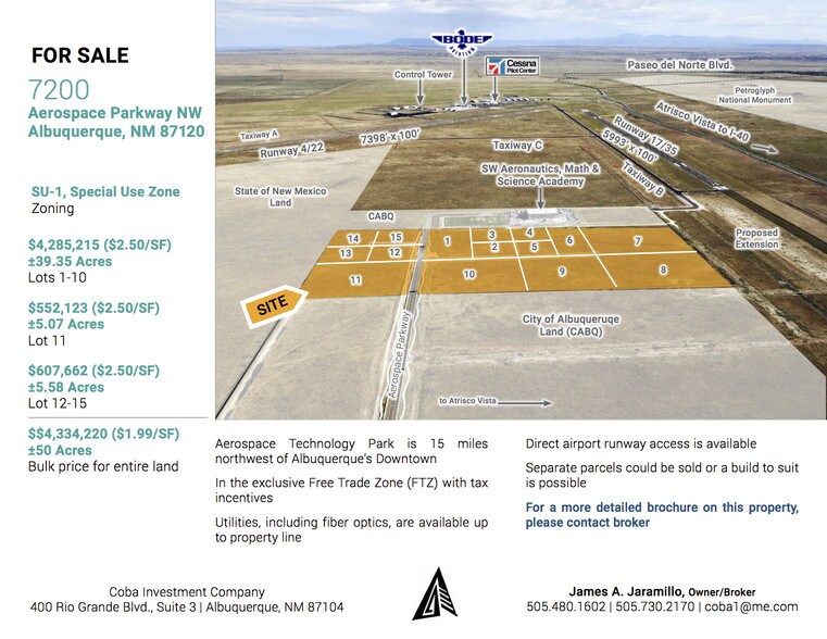 More Photos Of 7200 Aerospace Parkway Rd NW, Albuquerque Land For Sale