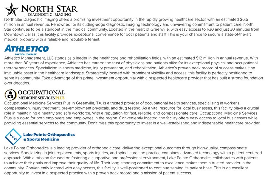 More Photos Of 4803 Wesley St, Greenville Medical For Sale