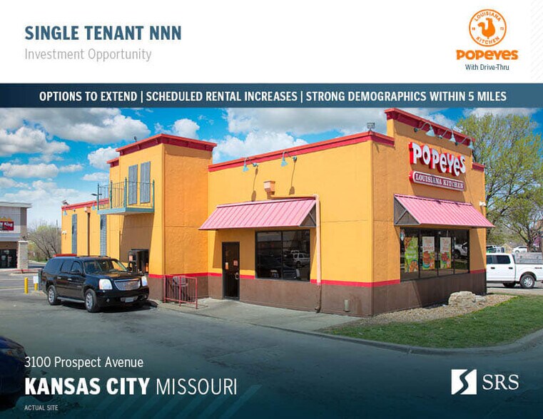 Primary Photo Of 3100 Prospect Ave, Kansas City Fast Food For Sale