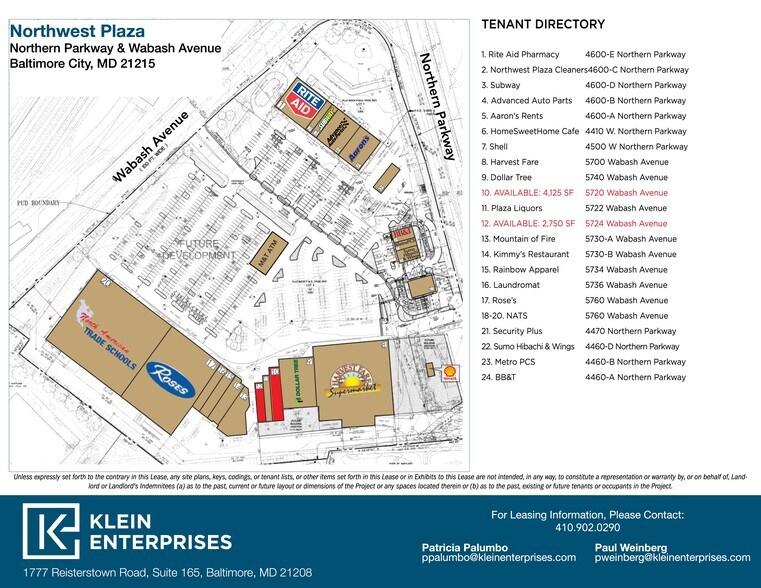 More Photos Of 4600-4660 W Northern Pky, Baltimore Unknown For Lease