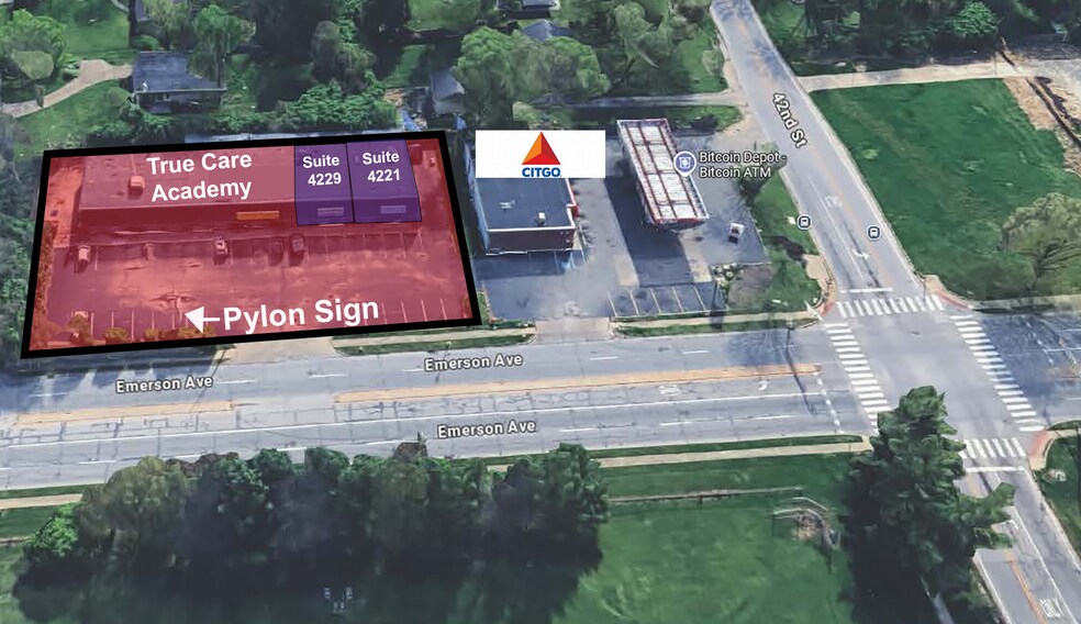Primary Photo Of 4221 N Emerson Ave, Indianapolis Freestanding For Lease